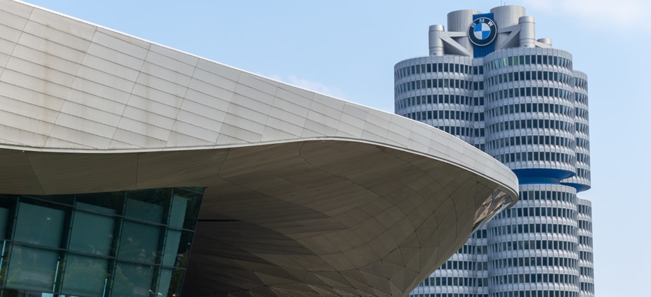 Le bâtiment BMW à Munich, Allemagne