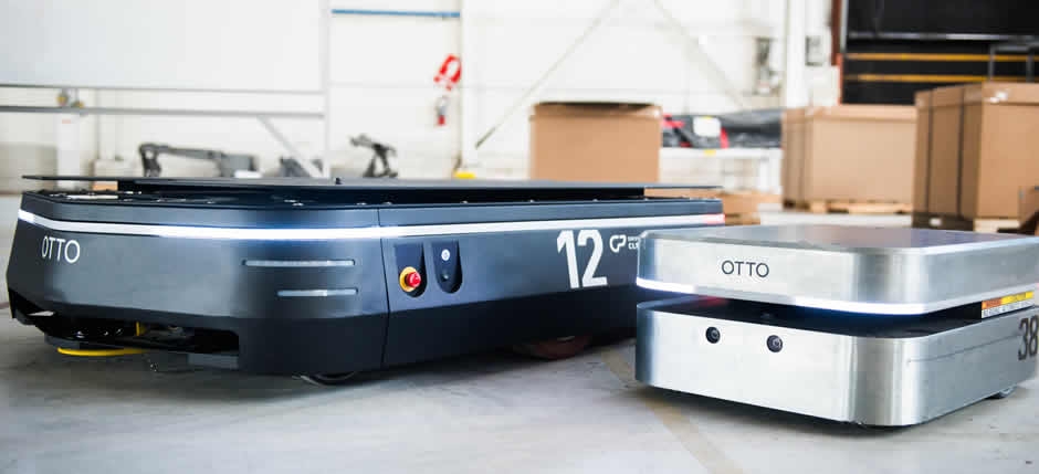 Two autonomous vehicles by Otto