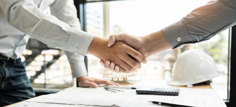 Hand shake image