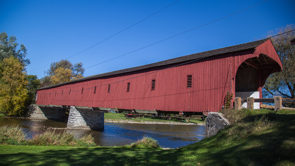 Pont piétonnier à Waterloo, Ontario
