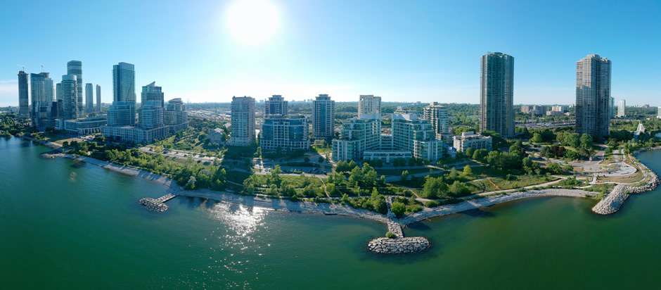 Humber Bay in Mississauga, Ontario