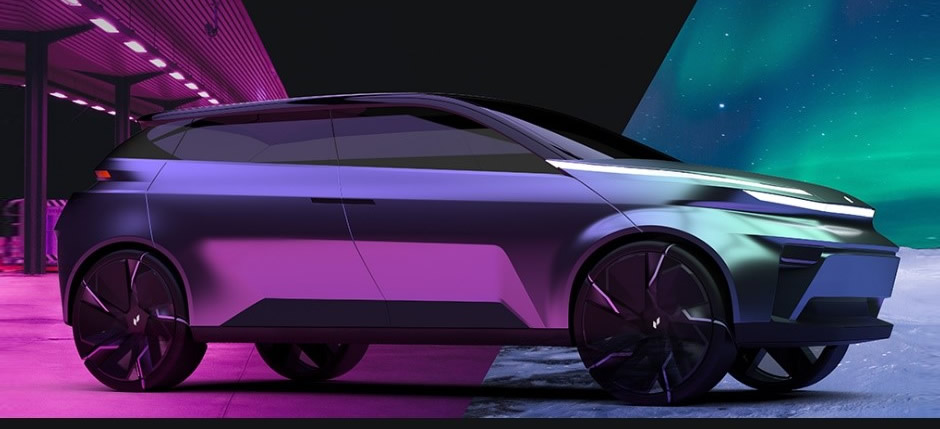 The design of the Arrow zero-emissions EV car