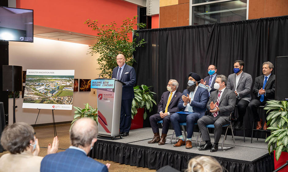 Photo of the announcement event