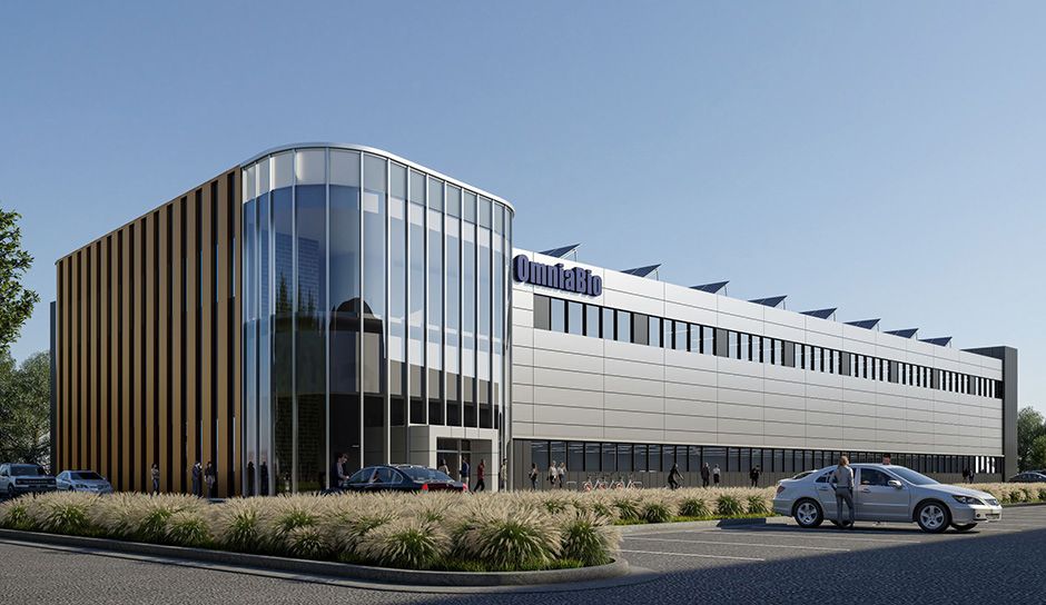 Image of the OmniaBio building