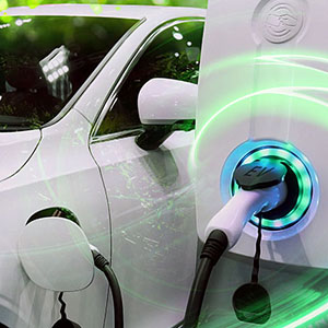 Véhicule électrique branché