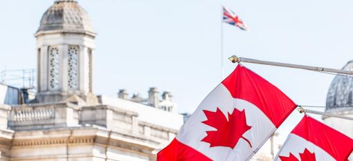 La Maison du Canada à Trafalgar Square à Londres.