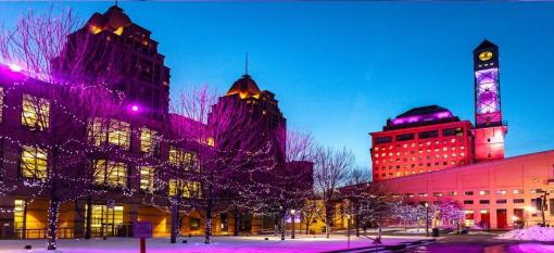 Mississauga, Ontario - Square One en hiver