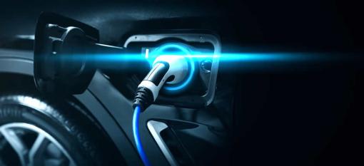 Un véhicule électrique (VE) futuriste alimenté en Ontario