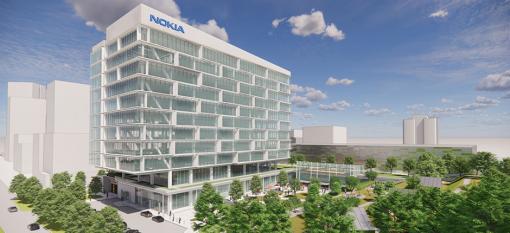 Rendu architectural des installations de Nokia