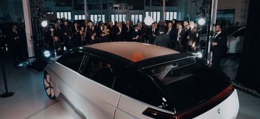 CES attendees marvel at the revealed Arrow SUV.